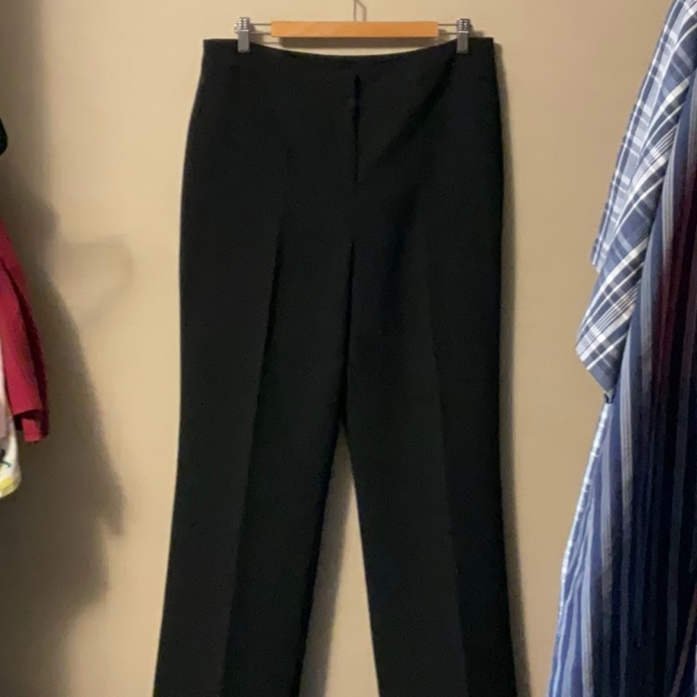 Classic Black Women's Straight Leg Pants